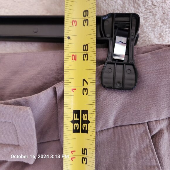 Express World Brand Stretch Dress Pants Womens Size 3/4 Reg Hook & Loop Pockets - Picture 7 of 10